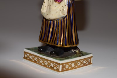 Lot 318 - Early 19th Century Derby (Stevenson & Hancock) porcelain figure