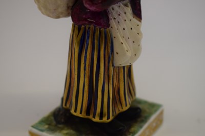 Lot 318 - Early 19th Century Derby (Stevenson & Hancock) porcelain figure