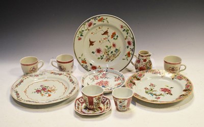 Lot 374 - Quantity of Chinese Famille Rose export porcelain