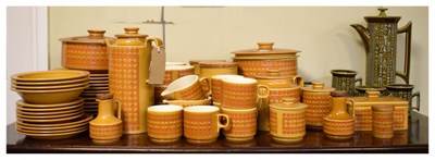 Lot 656 - Large quantity of Hornsea 'Saffron' and Portmeirion coffee set