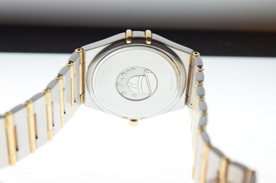 Lot 96 - Gentlemans' Omega Constellation bi-colour stainless steel wristwatch