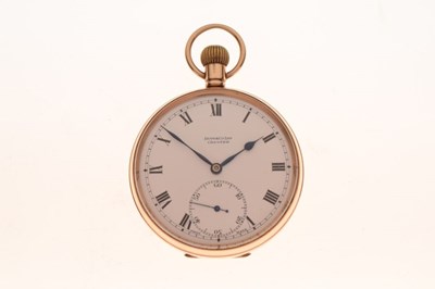Lot 104 - Gentleman's 'Butt & Co. Ltd' Chester 9ct gold pocket watch