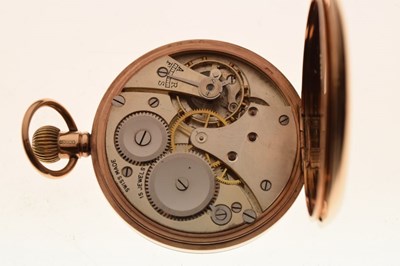 Lot 104 - Gentleman's 'Butt & Co. Ltd' Chester 9ct gold pocket watch