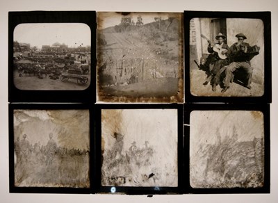 Lot 289 - Collection of Boer War related glass slides