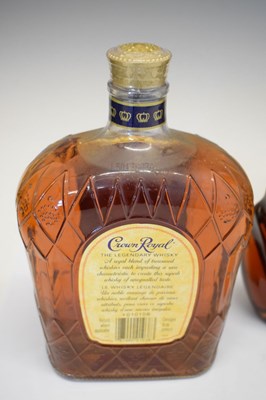 Lot 579 - Bottle of Crown Royal Delux Canadian Whisky together with a bottle of Jules Gaatret X.O. Cognac