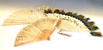 Lot 303 - Three Oriental fans