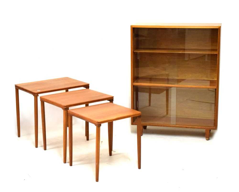 Lot 689 - Beaver & Tapley 1950s cabinet and nest of tables