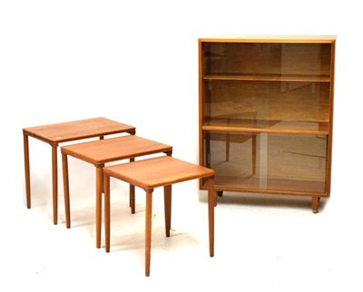 Lot 689 - Beaver & Tapley 1950s cabinet and nest of tables