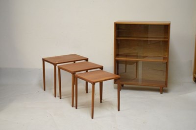 Lot 689 - Beaver & Tapley 1950s cabinet and nest of tables