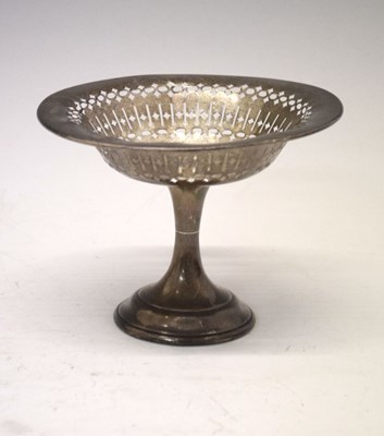 Lot 169 - Edward VII silver pedestal dish