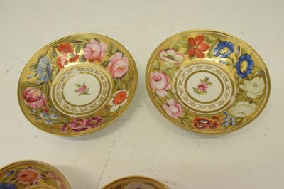 Lot 267 - Two early 19th Century Marquis of Anglesey pattern cups and saucers