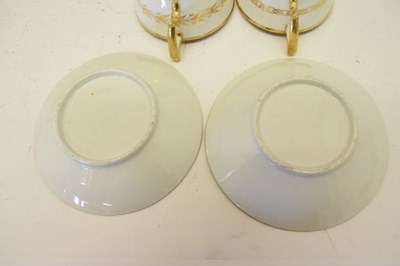 Lot 267 - Two early 19th Century Marquis of Anglesey pattern cups and saucers