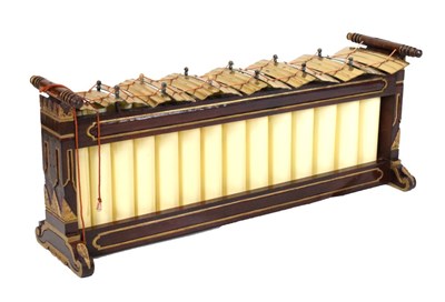 Lot 189 - Musical instrument - Indonesian gamelan 'gender' metallophone