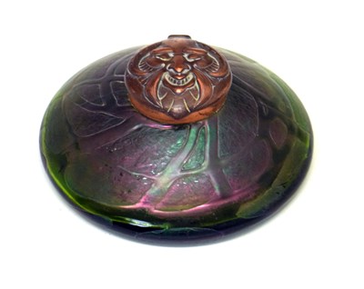 Lot 357 - Art Nouveau period Austrian iridescent glass inkwell