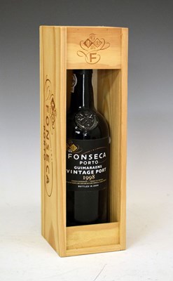 Lot 573 - Bottle of Fonseca Guimaraens Vintage Port, 1998, in a presentation box