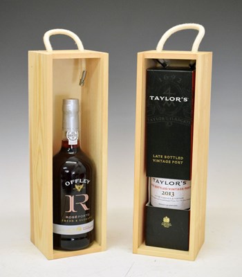 Lot 574 - Bottle of Taylors LBV Port 2013 together with an Offley Rose Port