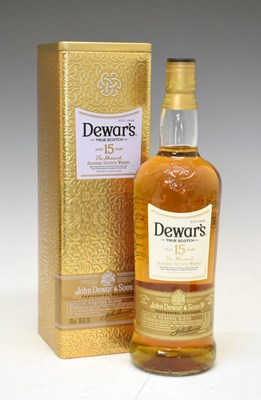 Lot 578 - 1 litre bottle Dewar's 'The Monarch' 15 Year Old Blended Malt Scotch Whisky