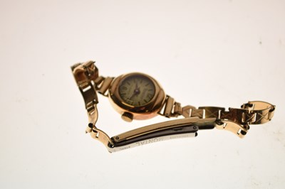 Lot 112 - Two lady's 9ct gold watches