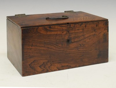 Lot 224 - Chinese elm box