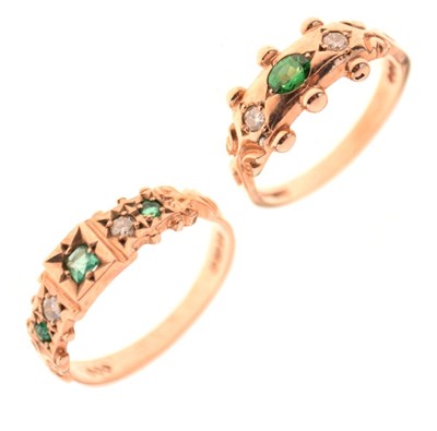 Lot 36 - Two 9ct gold rings
