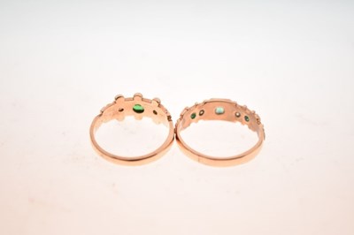 Lot 36 - Two 9ct gold rings