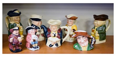 Lot 364 - Collection of 20th Century toby jugs, etc.