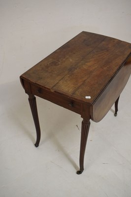 Lot 748 - George III mahogany and crossbanded pembroke table