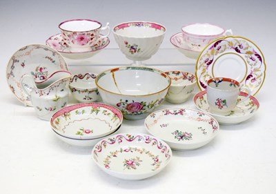 Lot 404 - Small quantity of late 18th Century and later ceramics