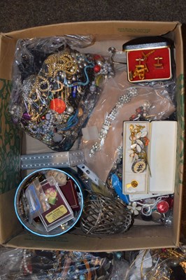 Lot 106 - Large quantity of costume jewellery to include; necklaces, tiaras, etc.
