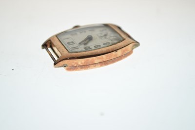 Lot 126 - Gentleman's mid-Century 9ct gold watch