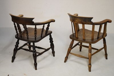 Lot 707 - Two smokers bow chairs