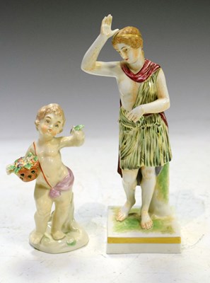 Lot 407 - Two Capodimonte figures