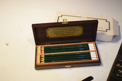 Lot 231 - Collection of pens, boxed pencils etc