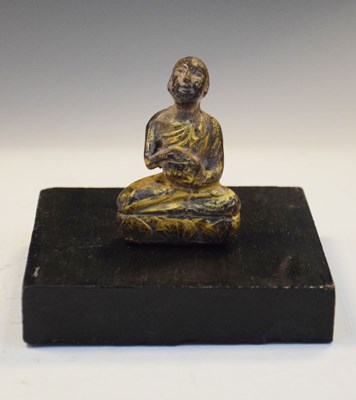 Lot 265 - Thai gilt bronze figure