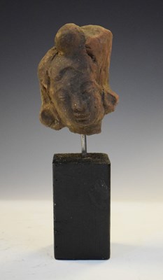 Lot 288 - Antiquities - 14th/15th Century Javanese terracotta bust