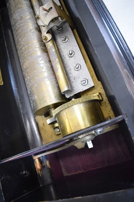 Lot 190 - Late 19th century PVF musical box