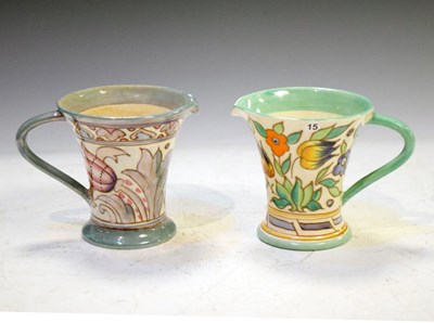 Lot 347 - Two Charlotte Rhead cream jugs