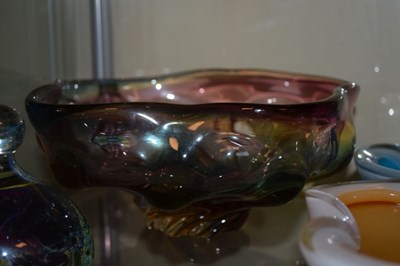 Lot 346 - Four pieces of 20th century studio glass
