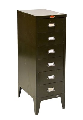 Lot 586 - Lloyd & Orr Surbiton six-drawer filing cabinet