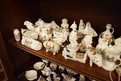 Lot 501 - Quantity of novelty crested ware