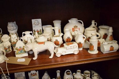 Lot 501 - Quantity of novelty crested ware