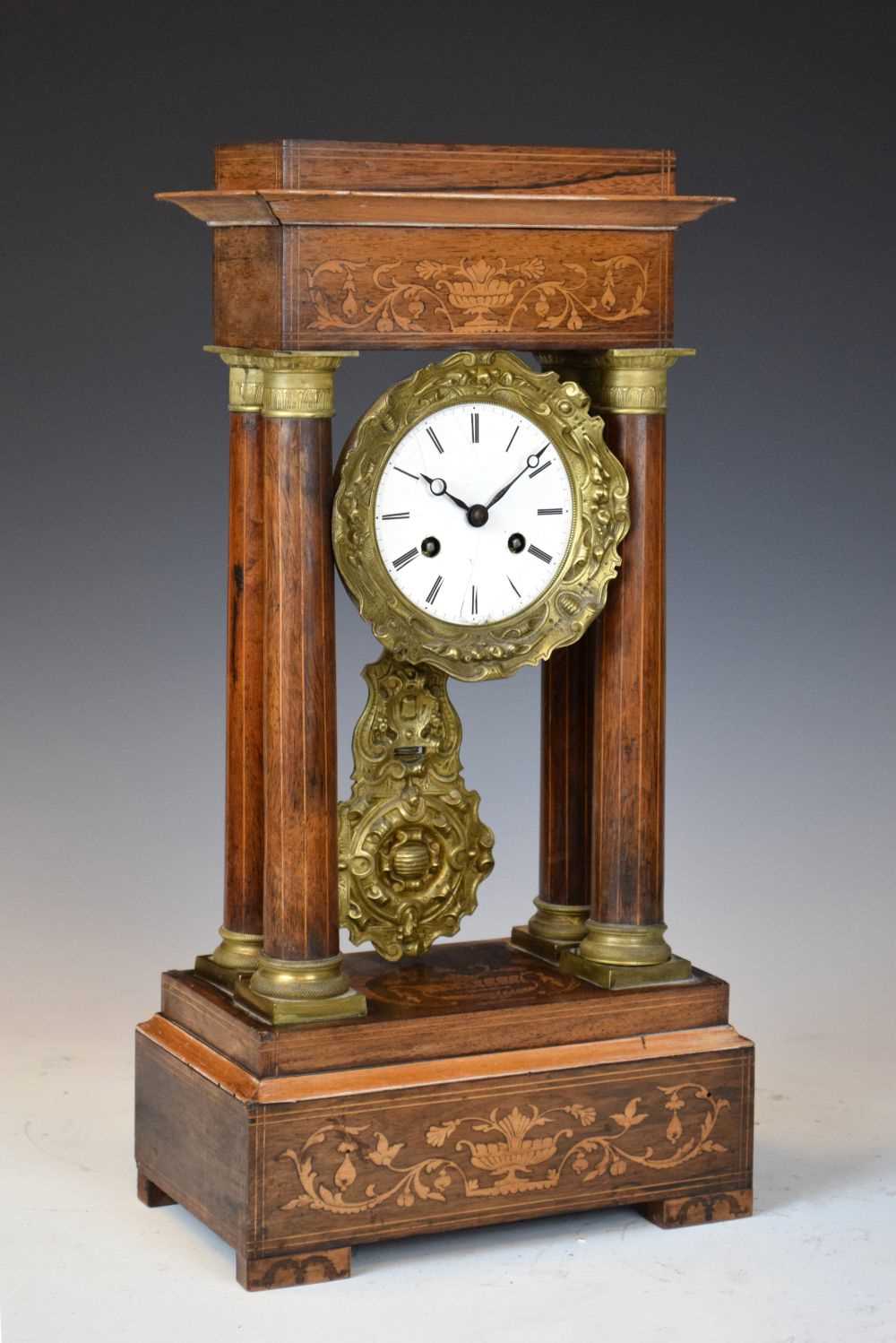 Lot 538 - Late 19th Century French inlaid rosewood