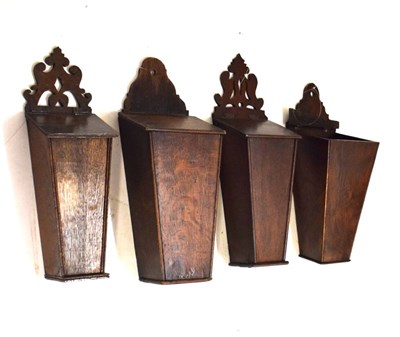 Lot 646 - Four candle boxes