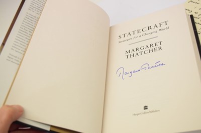 Lot 243 - Margaret Thatcher - Signed first edition of Statecraft