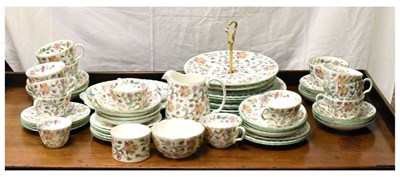 Lot 612 - Quantity of Minton 'Haddon Hall' tea and dinner ware