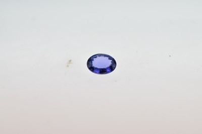 Lot 78 - An unmounted colour change sapphire