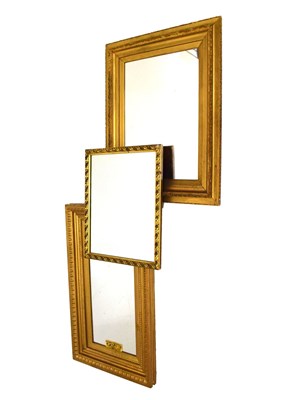 Lot 626 - Three gilt framed mirrors