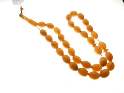 Lot 57 - Amber worry beads