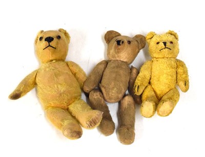 Lot 561 - Three vintage teddy bears