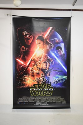Lot 220 - Film Memorabilia - Vinyl film poster - Star Wars, The Force Awakens